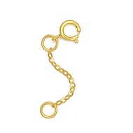 ZHOU LIU FU 周六福 18K/750 Real Gold Extender for Necklace Bracelet Anklet Extenders for Jewelry Gold E