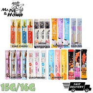 High Vitamin Creamy Cat Treat Cat Snack Cat Stick Cat food 猫条 15g (Ciao ,Mixi ,Mydarling ,Pet Sausag