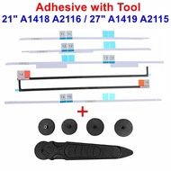 LCD Display Screen Adhesive Strip Sticker Tape + Opening Tool Kit for Apple iMac 21.5" A1418 A2116 2