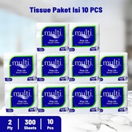 Facial Tissue Facial Tissue Small Eating Facial Tissue Pack of 10 PCS Multi Pop Up 300 Ply Sheets 2 