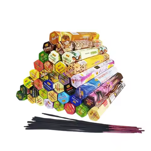 20sticks/box RAJ White Sage Indian Incense Sticks Natural Sandalwood Nice Scents for Home Meditaion 