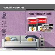MS 125 ULTRA VIOLET • 1L Momento Set • Textured Series - Sparkle Silver • Nippon • Interior Wall