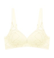 Triumph เสื้อชั้นในดันทรงแบบไม่มีโครง รุ่น Botanic HU DV-R รหัส 10223206 สีครีม 00GT