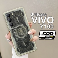 HP Latest VIVO Y100 5G Softcase {PAR54} Fashion Dollar Money Case Anti-Slip Cool Case VIVO Softcase 
