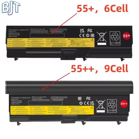 New Laptop Battery 55+ 55++ For Lenovo ThinkPad SL410 L410 SL510 L510 T410 T510 E40 E50 E420 L412 L4