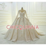 open pre order gaun pengantin VVIP weddind dress cantik murah import