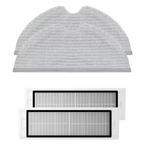 DT19 Replacement Mop Cloth & HEPA Filter for Roborock S5 S50 S6 S5 Max Vacuum Accessories Parts