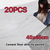 20PCS Marble Vinyl tiles 45X45CM Floor Stickers Mat Self Adhesive Waterproof PVC Wear-resistant Home