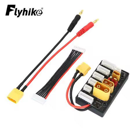 XT30 XT60 XT90 JST T Plug 2-6S Parallel Charging Board Lipo Battery Charger Connector for Imax B6 B6