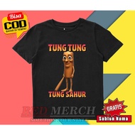 ANOMALI TUNG TUNG SAHUR ROBLOXS-5XL CHILDREN'S SHORT SLEEVED T-SHIRTS
