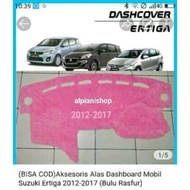 (Bisa )Aksesoris Alas Dashboard Mobil Suzuki Ertiga 2012-2017 (Bulu