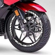 Honda ADV160 Rim Sticker Styling Reflective Strips Front and Back Wheel Rim Sticker ADV 160 Decals W