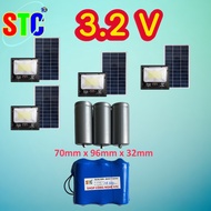 Pin 32650 3.2v cho đèn năng lượng mặt trời đèn pha năng lượng(đã có mạch bảo vệ 1s)