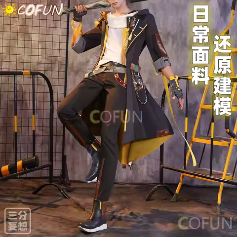 COFUN [Customized] Game Honkai:Star Rail Trailblazer Caelus Cosplay Costume Halloween Outfits Men Ne