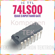 IC TTL 74LS00 7400 Quad 2 Input NAND Gate Texas ST National Hitachi