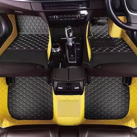 Custom For BMW i8 I12 Coupe 4-Seat 2014-2020 Waterproof All Weather PU Car Floor Mats Car Accessorie