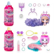 I Love VIP Pets Hairdressing Doll Pet Dog Poodle Surprise Mystery Box Mousse Bottle Braided Female T