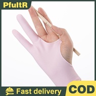 [KICO] 1pc Black 2 Fingers Anti-fouling Gloves Anti Touch Hand Drawing Writing Glove