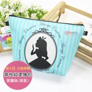 ☆小時候創意屋☆ 迪士尼 正版授權 愛麗絲(剪影) 荔枝紋 塗鴉包 側背包 肩背包 收納包