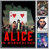 Tv A-Alice In Borderland Painting Calligraphy HD Print Crease Free Mural Art Photos For Living Room 