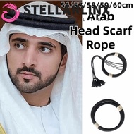 STELLARLINX Arab Head Scarf Rope, Traditional Adjustable Size Arabian Headband, Agal Muslim Keffiyeh