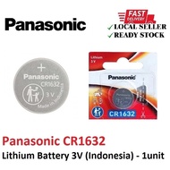 GENUINE CR1632 Panasonic Lithium Battery 3V (CR-1632/5BE)