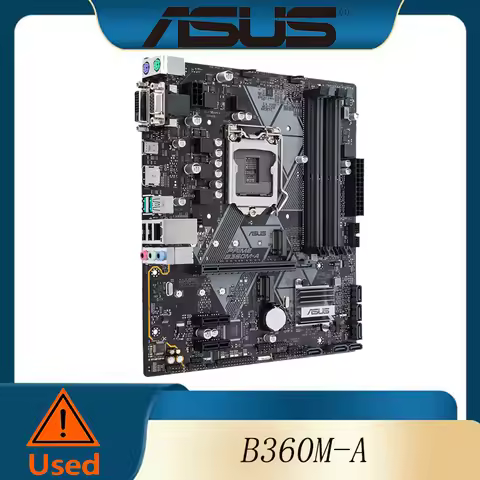 PRIME B360M-A ASUS PRIME B360M-A 64GB LGA 1151 DDR4 Micro ATX B360 Motherboard