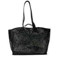 Akris Tote Bag Purse Multi leather black Direct from Japan Secondhand