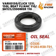 OIL SEAL (Torque Drive Shaft) VARIO150/CLICK 125i,150i, Beat Fi/Anc 110/SH125/ZOOMER 110(91203-K50-T