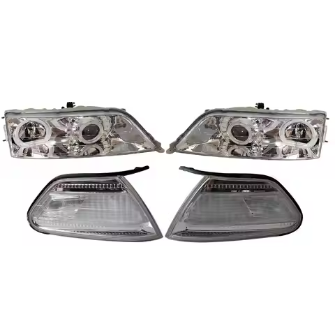 4PCS Car Headlamp LED For Toyota Mark Jzx100 Automobile Headlight With Lens 1997 1998 1999 2000