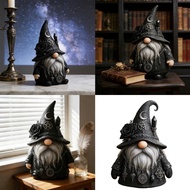 SA Gothic Wizard Witch Gnomes Statue Mini Resin Gnomes Figurines Fantasy Gnomes Figurines Sculptures