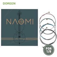 DOREEN 1 Set Naomi Violin String, Nickel String 4/4 3/4 1/2 1/4 1/8 Fiddle String, Violin Accessorie