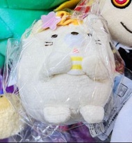 全新 正版 角落生物毛公仔 小貓 生日蛋糕 鎖匙扣 吊飾 掛飾 玩具 Keychain San-X Soft Toys Doll Plush Birthday Party Cat Kitty Sumi
