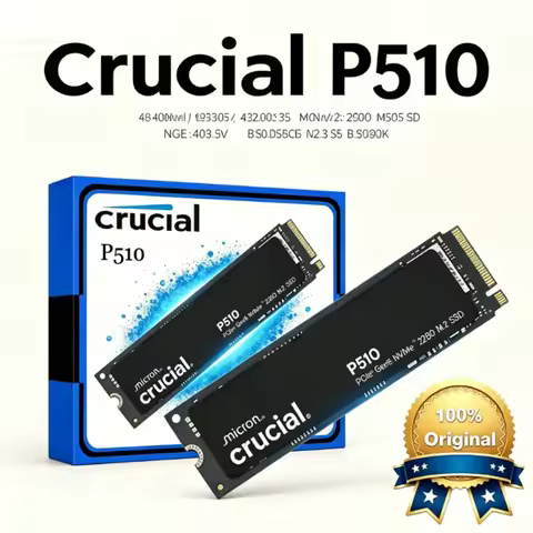Super Fast Gen5 NVMe M.2 2280 Crucial P510 SSD PCIe 5.0 1TB 2TB Internal Solid State Drive for Lapto