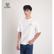Eldove Oversize T-Shirt Sleeping White 7261