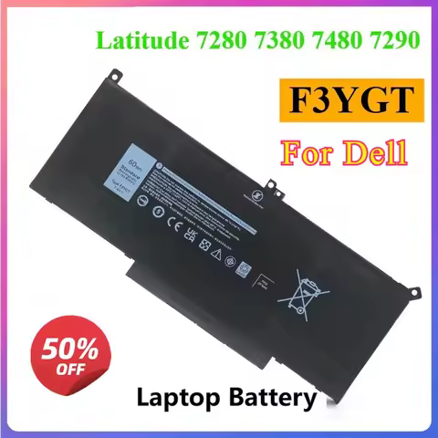 Laptop Battery F3YGT for Dell Latitude 12 7000/7280/7290,13 7000/7380/7390,14 7000/7480/7490,E7280 E
