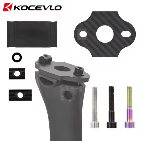Kocevlo Carbon Bicycle Seatpost Top Cap with Screw For F12 Seatpost Carbon top cover stem cover Tita