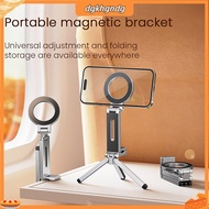 Magnetic Mobile Phone Tripod Adjustable Tripod for Video Recording 360° Rotation Magnetic Phone Trip