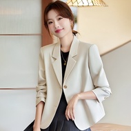 Women's spring petite pink blazer short loose casual suit spring casual suit