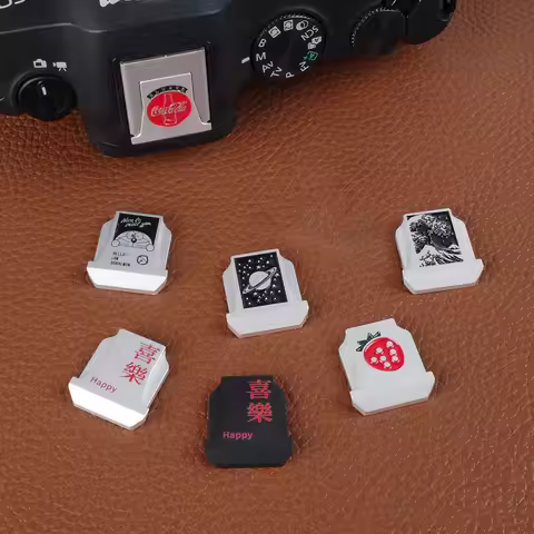 Aluminum Alloy Camera Hot Shoe Cover Protector Cap for Canon R50 R52 R63 R62 R8 R7 R5C R1 R