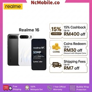 [NEW] realme 16 5G (18GB*(8+10)RAM + 256GB ROM) IP69 Pro Top Level Protection l 7000mAh Battery l 60