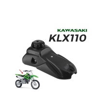 ถังน้ำมัน รถวิบาก Kawasaki KLX 110 สีดำ สำหรับแปลงใส่ได้ทุกรุ่น วิบาก โมโตครอส KSR KLX110 KX65 CRF11