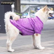 FOREVERGO 3XL-9XL Big Dog Clothes Winter Large Size Pet Clothing Golden Retriever Dog Solid Sweatshi