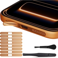 8PCS Pelindung Speaker iPhone 17 Pro Max - Penutup Debu Speaker iPhone Serasi dengan iPhone 17 Pro M