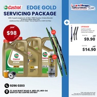 Car Servicing Package - CASTROL 4L Engine Oil Servicing Package | 5W30/5W40 Car Servicing
