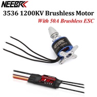 NEEBRC 3536 1200KV RC FPV Brushless Motor 2-4S With 50A Brushless ESC Speed Controller UBEC T/XT60 P