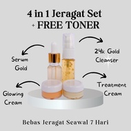 4IN1 SKINCARE SET JERAGAT PIGMENTATION DARK SPOT FREE TON3R