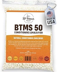 33rd PARALLEL | BTMS 50 (4 oz) Conditioning Emulsifier | 100% Natural Plant Derived | Behentrimonium