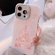 IPhone 11 phone case iPhone 15 14 13 12 11 Pro Max INS style girl gradient dreamy fireworks castle phone case silicone soft shock absorber cover