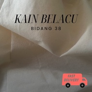 KAIN BELACU COTTON BIDANG 38 / kain banner / kain sulam